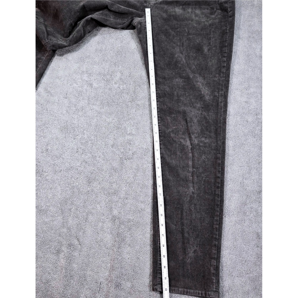 Brooks Brothers Slim Fit Corduroy Pants Mens 33x32 Gray Stretch Casual Cords - Picture 5 of 16